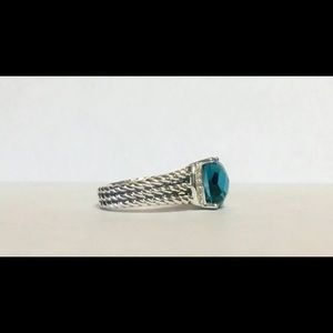 David yurman Wheaton blue topaz and diamonds